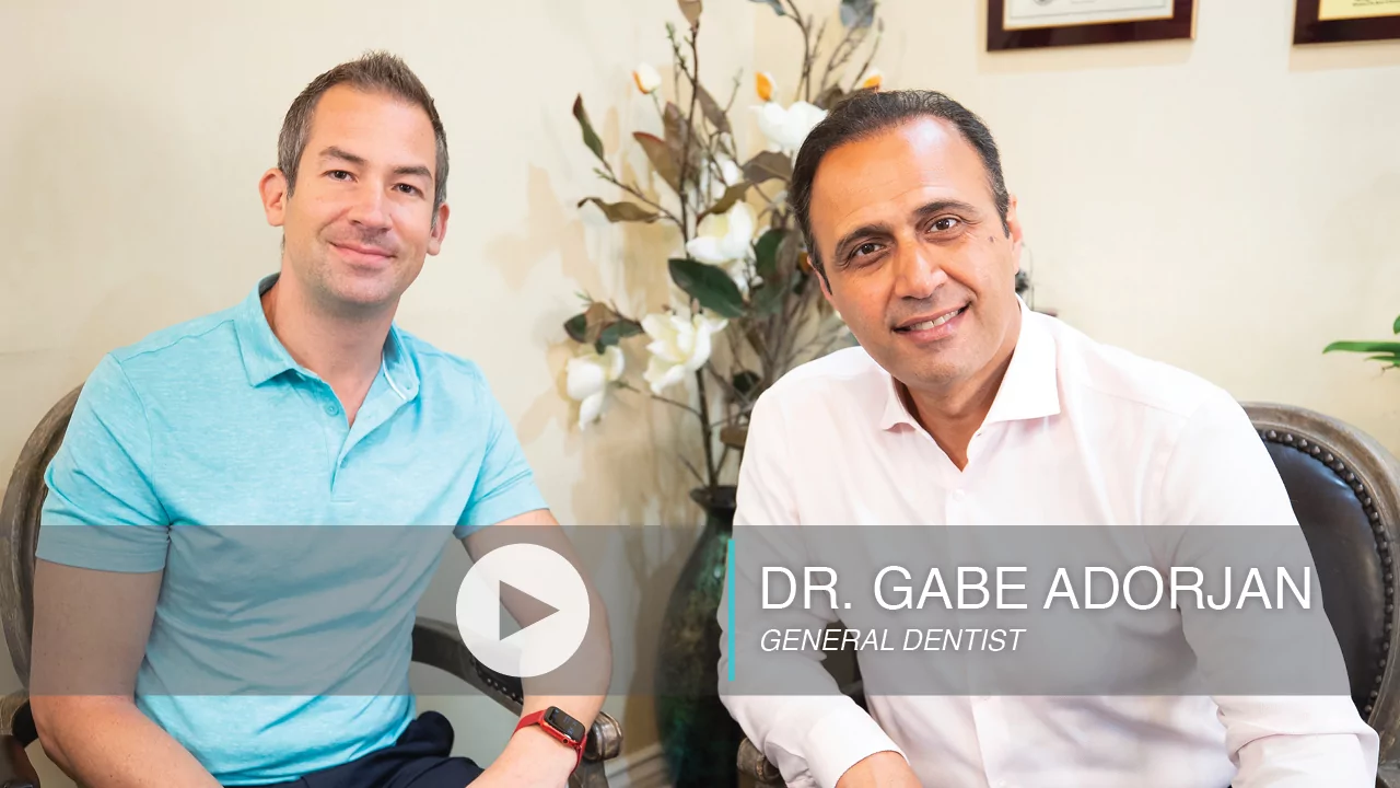 Video testimonial from dr. Gabe adorjan general dentist